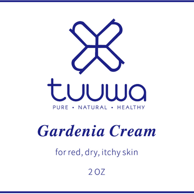 Gardenia Cream for Red, Dry, Itchy Skin 2 OZ